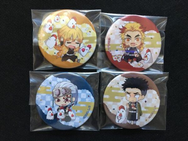 Demon Slayer Lawson Collaboration Can Badge F/S-M501 from japan Rare  Good condi