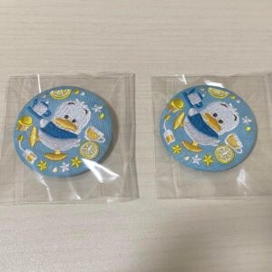 Sanrio Embroidered Can Badge Duck Peckle F/S-M501 from japan Rare  Good conditio