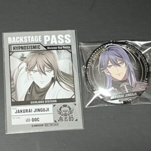 Hypnosis Microphone Jinguji Jakurai Can Badge Backstagepass Animate Matenoru F/S