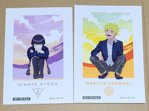 Naruto Hinata Jump Festa Limited Novelty Postcard Youth F/S-M501 from japan Rare