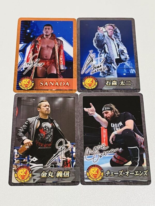 New Japan Pro Wrestling Wafer Collection Box 4 Cards Set F/S-M501 from japan Rar
