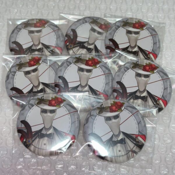 Personality V The Character Cafe Can Badge Ripper F/S-M501 from japan Rare  Good
