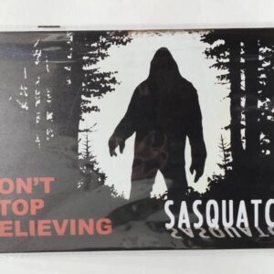 Sasquatch Uma Tin Signboard Iron Metal Plate F/S-M501 from japan Rare  Good cond