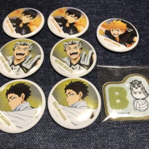 Haikyu Can Badge Collection Banner Patch Kito Akaashi Hinata Kageyama F/S-M501 f