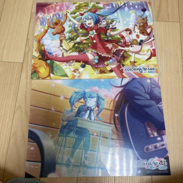 Hatsune Miku Project Seka Magical Mirai Bonus Clear Poster Leoni Wandasho F/S-M5