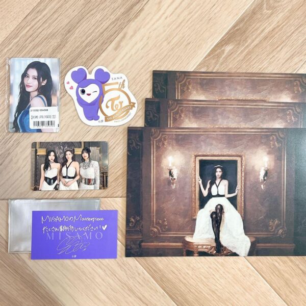 Twice Misamo Sana Sabri Trading Card Postcard Lottery Limited Bonus 7 Cards F/S-
