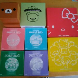 Novelty Sanrio Rilakkuma Etc. Picture Plate Set F/S-M501 from japan Rare  Good c