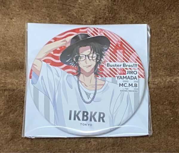 Hypnotic Buster Bros Yamada Jiro Can Badge F/S-M501 from japan Rare  Good condit