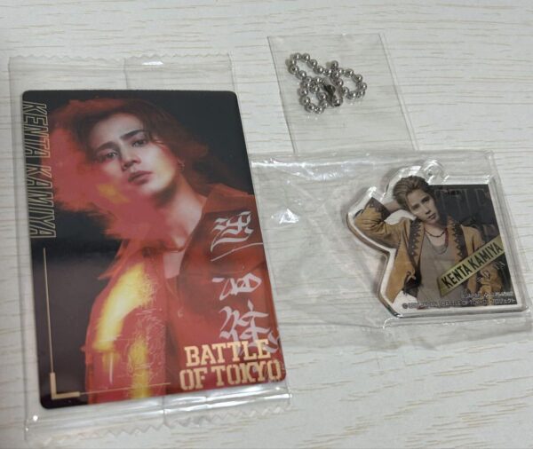 Bot Wafer Keychain Kamiya Kenta F/S-M501 from japan Rare  Good condition