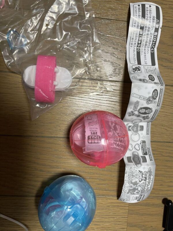 Capsule Toy, Pink, Blue, Set Of 2 F/S-M503 from japan Rare  Good condition