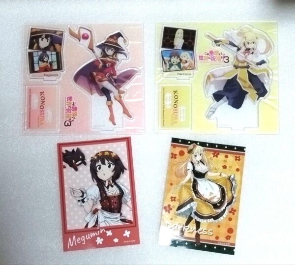 Blessings On This Wonderful World 3 Big Acrylic Stand 4-Piece Set Konosuba F/S-M