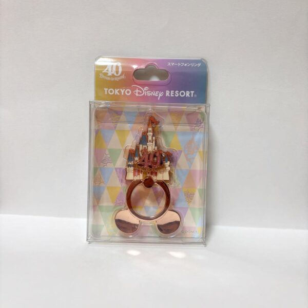 Tokyo Disneyland 40Th Anniversary Smartphone Ring F/S-M503 from japan Rare  Good