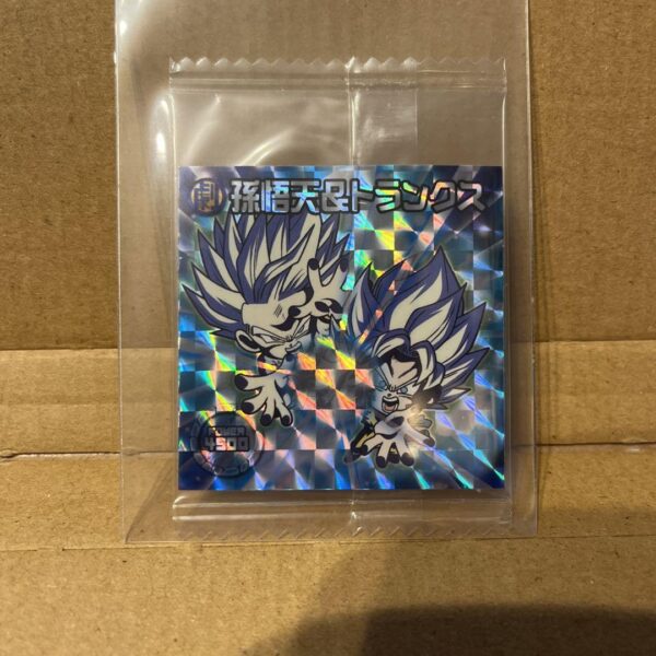 Dragon Ball Wafer Seal Goten Trunks Holo F/S-M501 from japan Rare  Good conditio