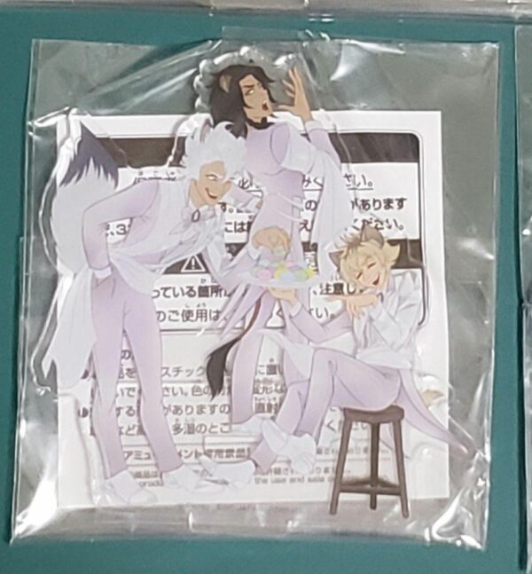 Twisted Wonderland Disney 100Th Anniversary Acrylic Plate Acsta Leona Ruggie F/S