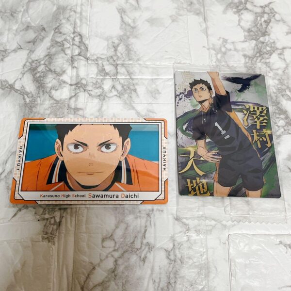 Haikyu Snapmide Snamide Wafer Sawamura Daichi F/S-M501 from japan Rare  Good con