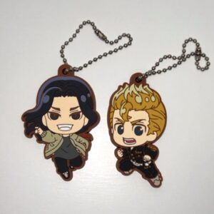 Hanagaki Takedo Bachi Keisuke Keychain F/S-M501 from japan Rare  Good condition