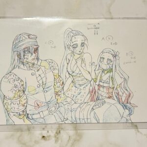 Pillar Exhibition Postcard Uzui Suma Nezuko F/S-M501 from japan Rare  Good condi