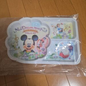 Tokyo Disney Resortfantasyland Souvenir Lunch Plate F/S-M503 from japan Rare  Go