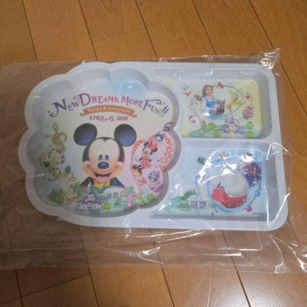Tokyo Disney Resortfantasyland Souvenir Lunch Plate F/S-M503 from japan Rare  Go