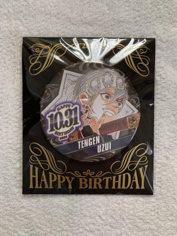 Demon Slayer Uzui Tengen Can Badge F/S-M501 from japan Rare  Good condition