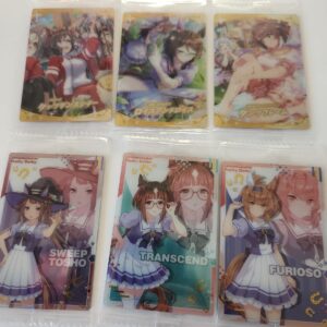 Uma Musume Wafers 6 Pieces Set F/S-M501 from japan Rare  Good condition