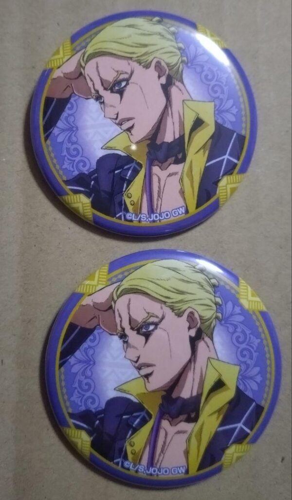 Jojo'S Bizarre Adventure Golden Wind Can Badge Prosciutto F/S-M501 from japan Ra