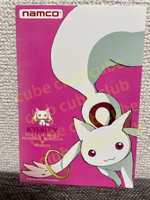 Madoka Magica Postcard Namco Kyubee Novelty F/S-M501 from japan Rare  Good condi