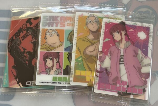 Sakamoto Days Wafer Card Set Of 4 F/S-M501 from japan Rare  Good condition