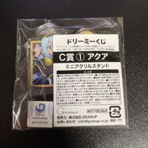 Konosuba Dreamy Lottery Prize C Aqua Mini Acrylic Stand F/S-M503 from japan Rare