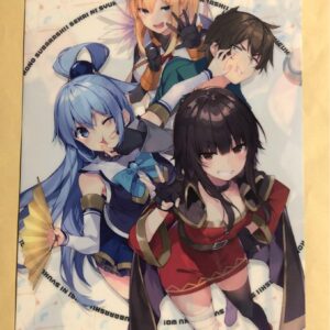 Blessings On This Wonderful World Konosuba Mishima Kurone Art Book Bonus Clear F