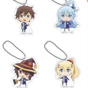 Konosuba Lawson Collaboration Keychain F/S-M503 from japan Rare  Good condition