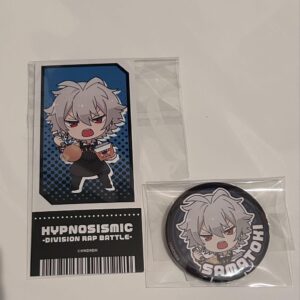 Hypnosis Microphone Bakudan Yaki Honpo Can Badge Trading Card F/S-M501 from japa