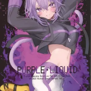 General Doujinshi For Men Virtual Youtuber Purple Liquid / Kamioka Chiroru Aho-C