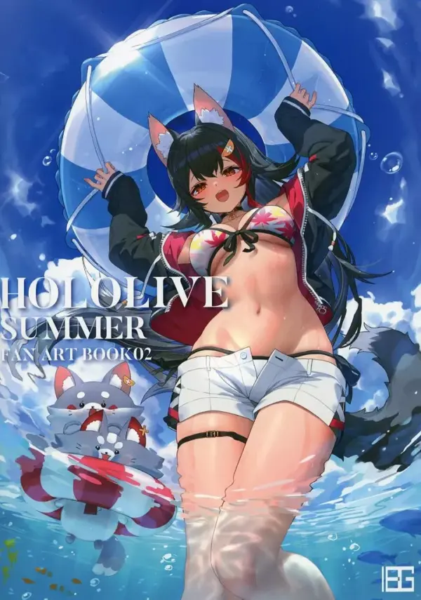 General Doujinshi For Men Virtual Youtuber Hololive Summer Fan Art Book 02 / Izu