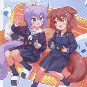 General Doujinshi For Men Virtual Youtuber Okakoro School Seikatsu / Garun F/S-S