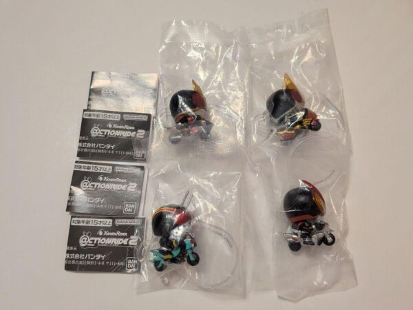 @CTION RIDE (Action Ride) Kamen Rider 2 – Complete Set of All 4 Types – Gashapon Capsule Toys| Ships Direct from Japan - 画像 (3)
